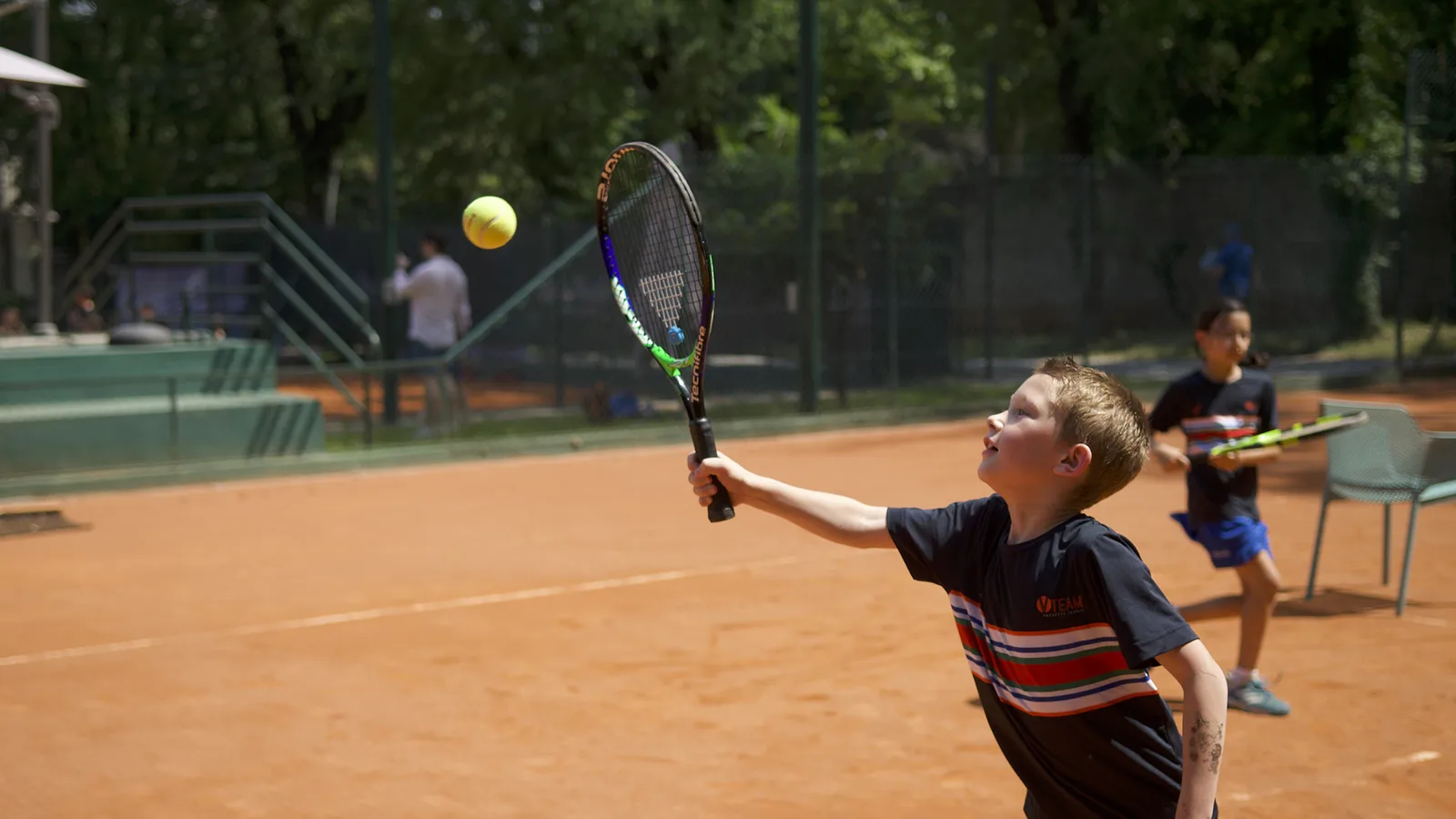 I giovani allievi della scuola tennis