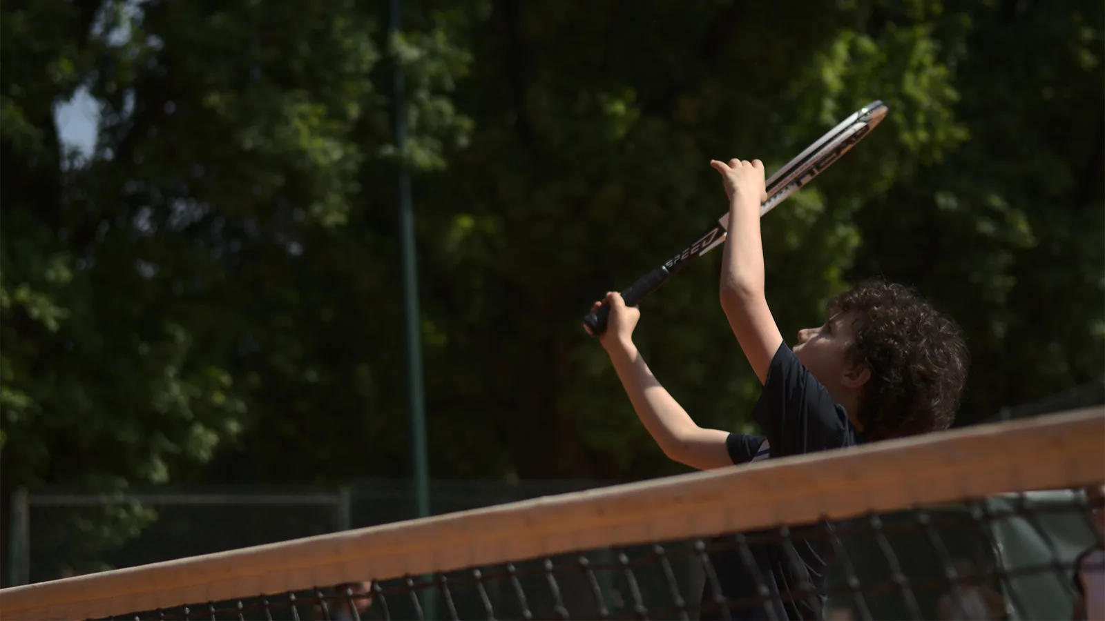 La scuola tennis di Villa Reale