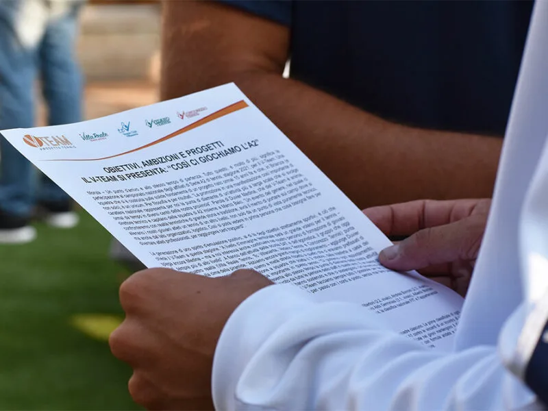 V-Team: allenamento e formazione
